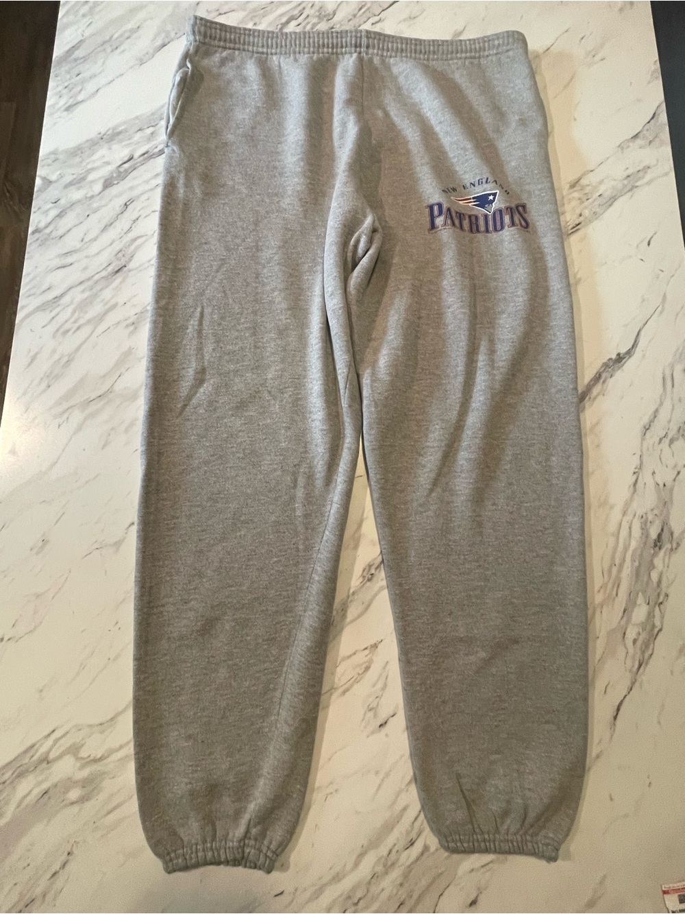 Vintage Lee Sports Gray New England Patriots Sweatpants. Size XL. SKU 0189